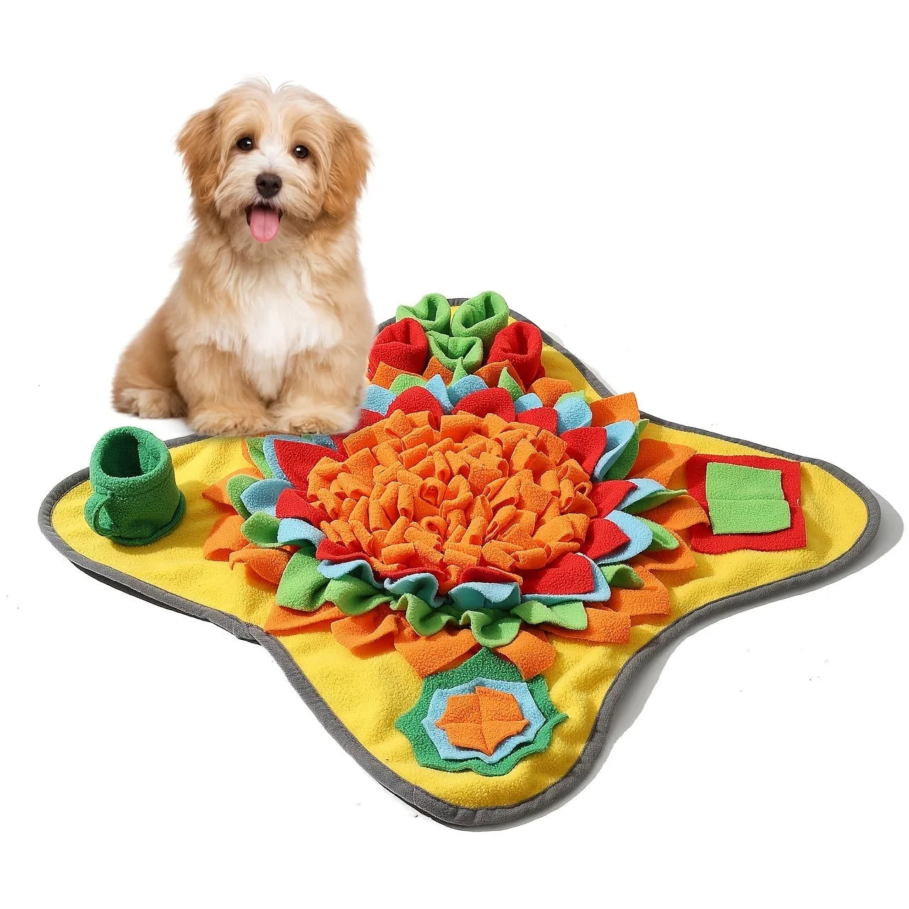 Tapis de Fouille pour Chien – Jouet Interactif Anti-Ennui et Stimulation Mentale 🐶🦴
