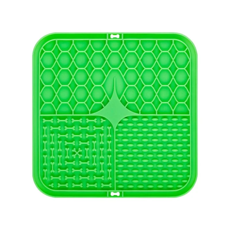 Tapis d'Alimentation en Silicone pour Chien – Anti-Glouton & Distraction 🐶🍽️