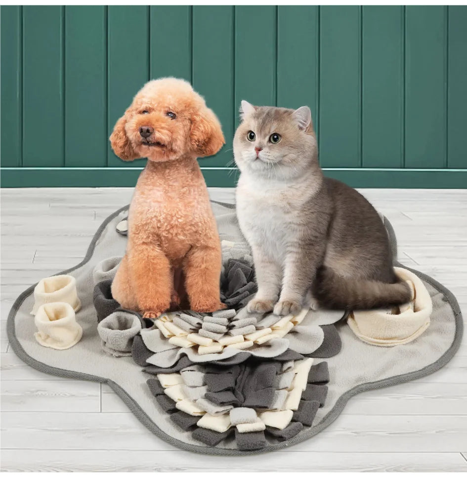 Tapis de Reniflage pour Chien – Jouet Interactif Anti-Stress et Stimulation Mentale 🐶🧠