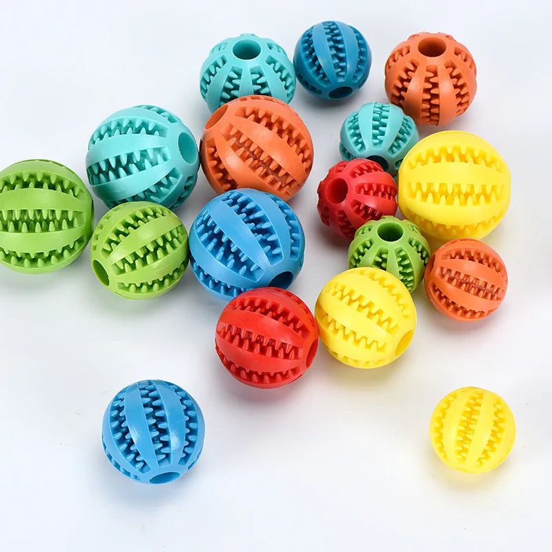 Balle Interactive pour Chien – Jouet à Mâcher et Distributeur de Friandises 🐶🦴