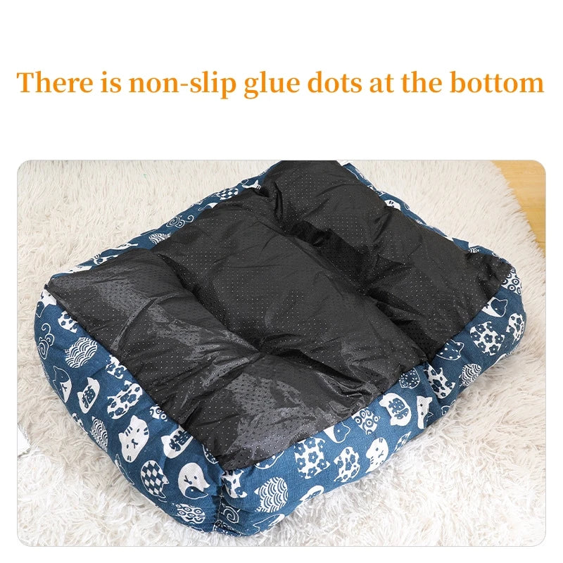 Tapis Lit d'Hiver pour Chien et Chat – Matelas Chaud et Moelleux Toutes Tailles 🐾❄️