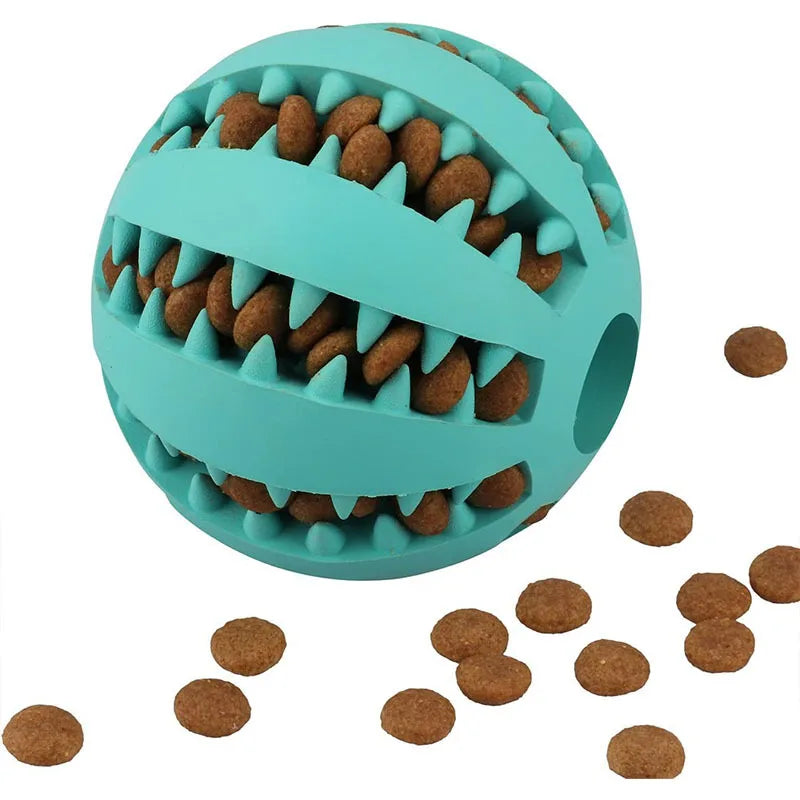 Balle Interactive pour Chien – Jouet à Mâcher et Distributeur de Friandises 🐶🦴