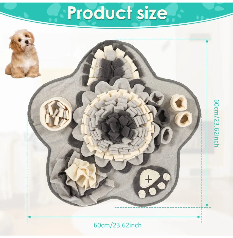 Tapis de Reniflage pour Chien – Jouet Interactif Anti-Stress et Stimulation Mentale 🐶🧠