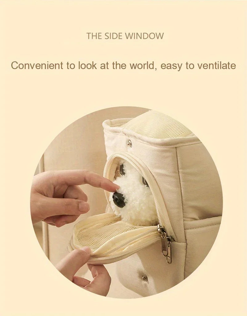 Sac de Transport Multifonction pour Petit Chien — Main, Épaule ou Bandoulière