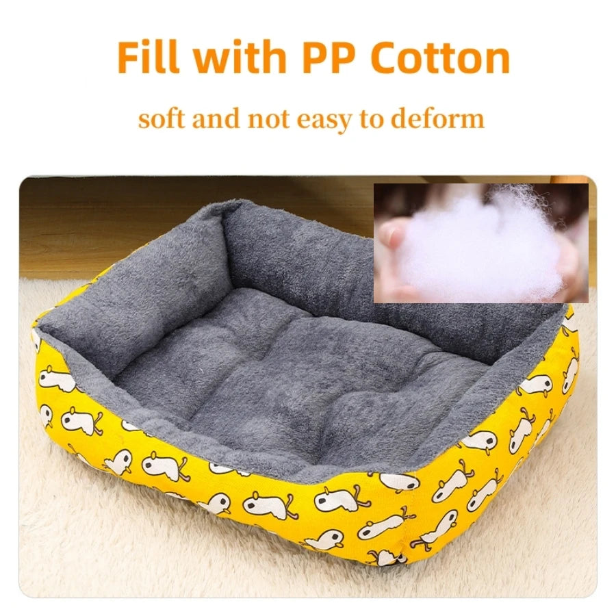 Tapis Lit d'Hiver pour Chien et Chat – Matelas Chaud et Moelleux Toutes Tailles 🐾❄️