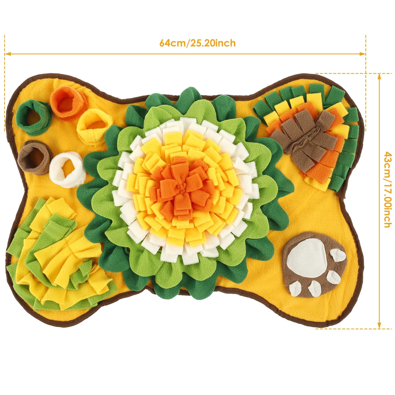 Tapis de Reniflage pour Chien – Jouet Interactif Anti-Stress et Stimulation Mentale 🐶🧠
