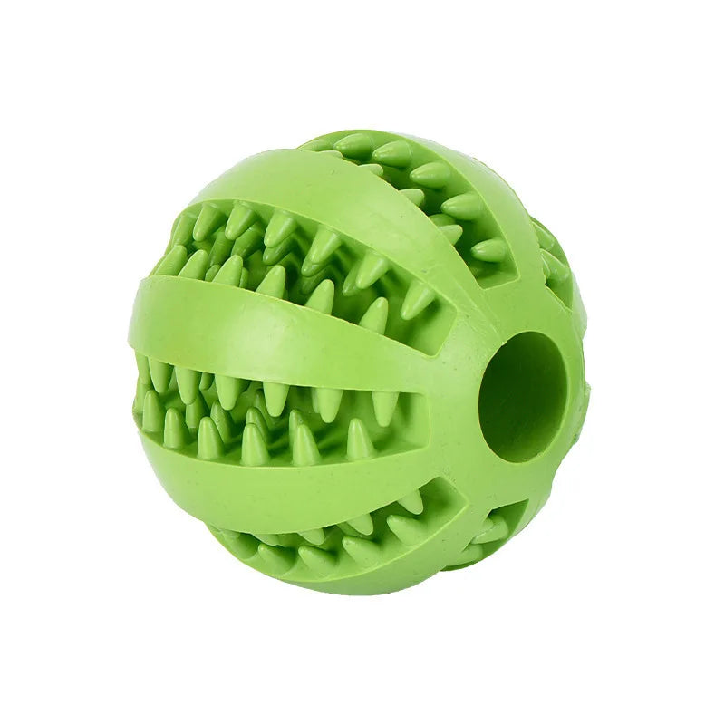 Balle Interactive pour Chien – Jouet à Mâcher et Distributeur de Friandises 🐶🦴