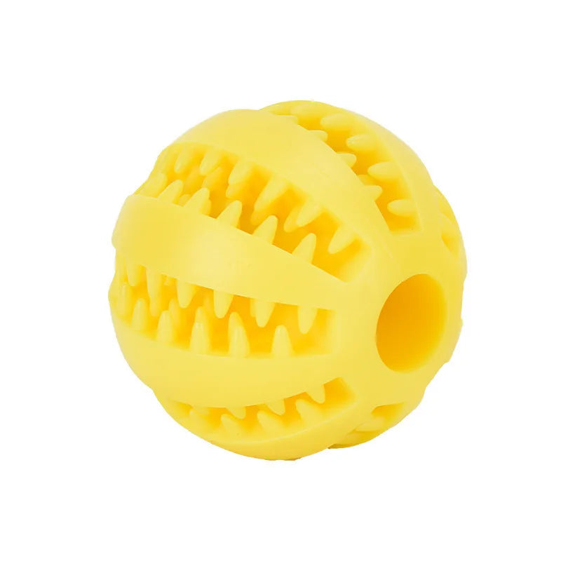 Balle Interactive pour Chien – Jouet à Mâcher et Distributeur de Friandises 🐶🦴