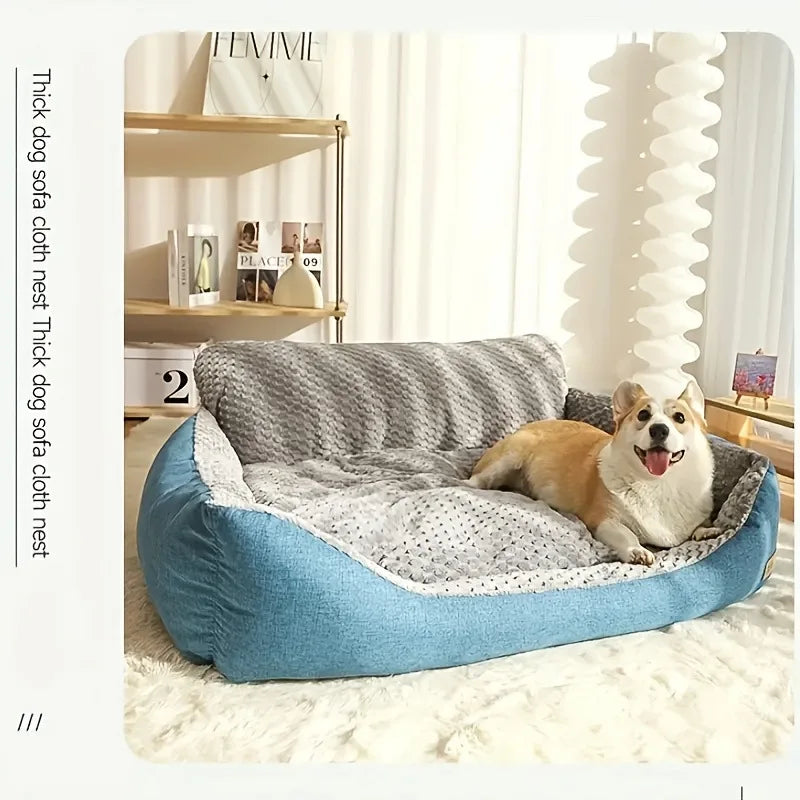Lit Canapé Extra Large pour Chien – Matelas Moelleux Toutes Saisons 🐾🛋️