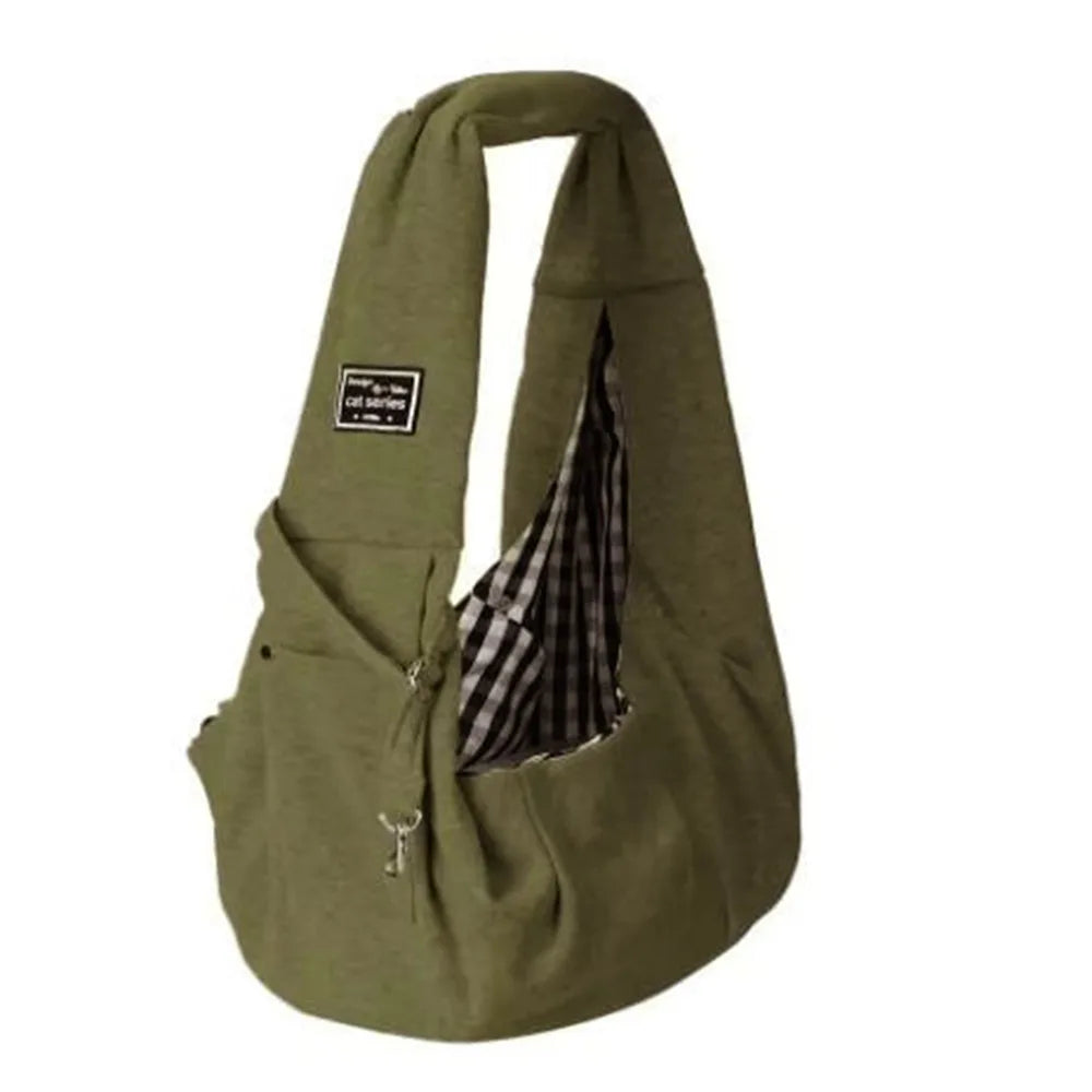 Sac de Transport à Bandoulière pour Chien et Chat – Respirant, Léger avec Poche et Grande Confortabilité