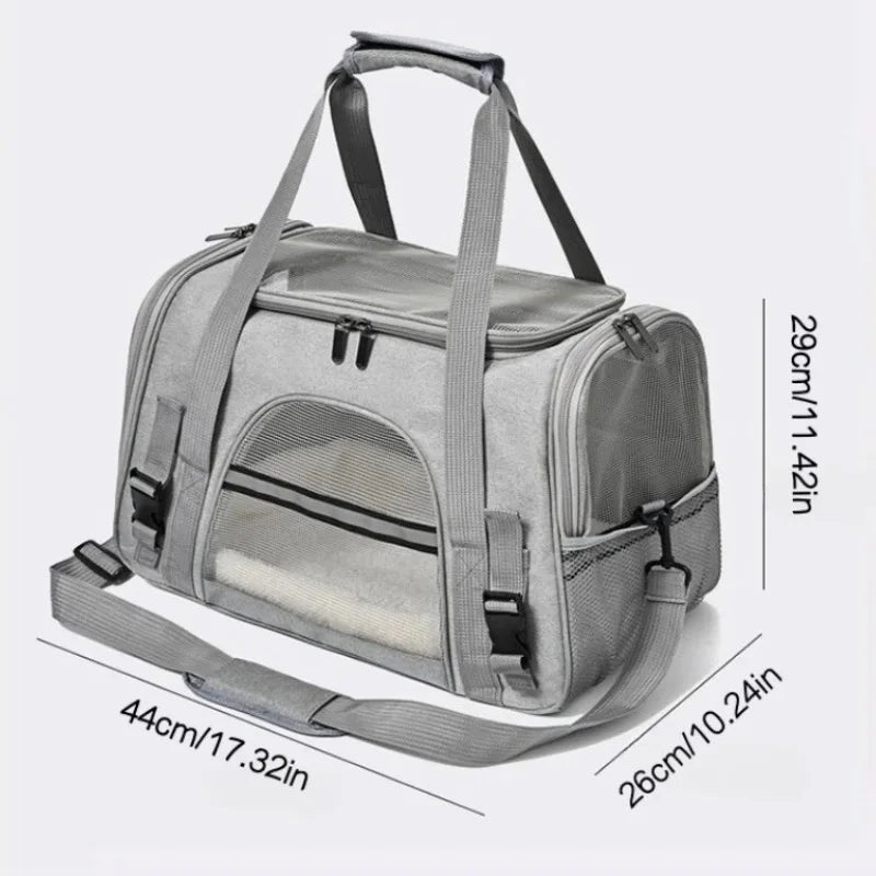 Sac de Transport Pliable pour Chat et Chien – Léger, Respirant et Pratique